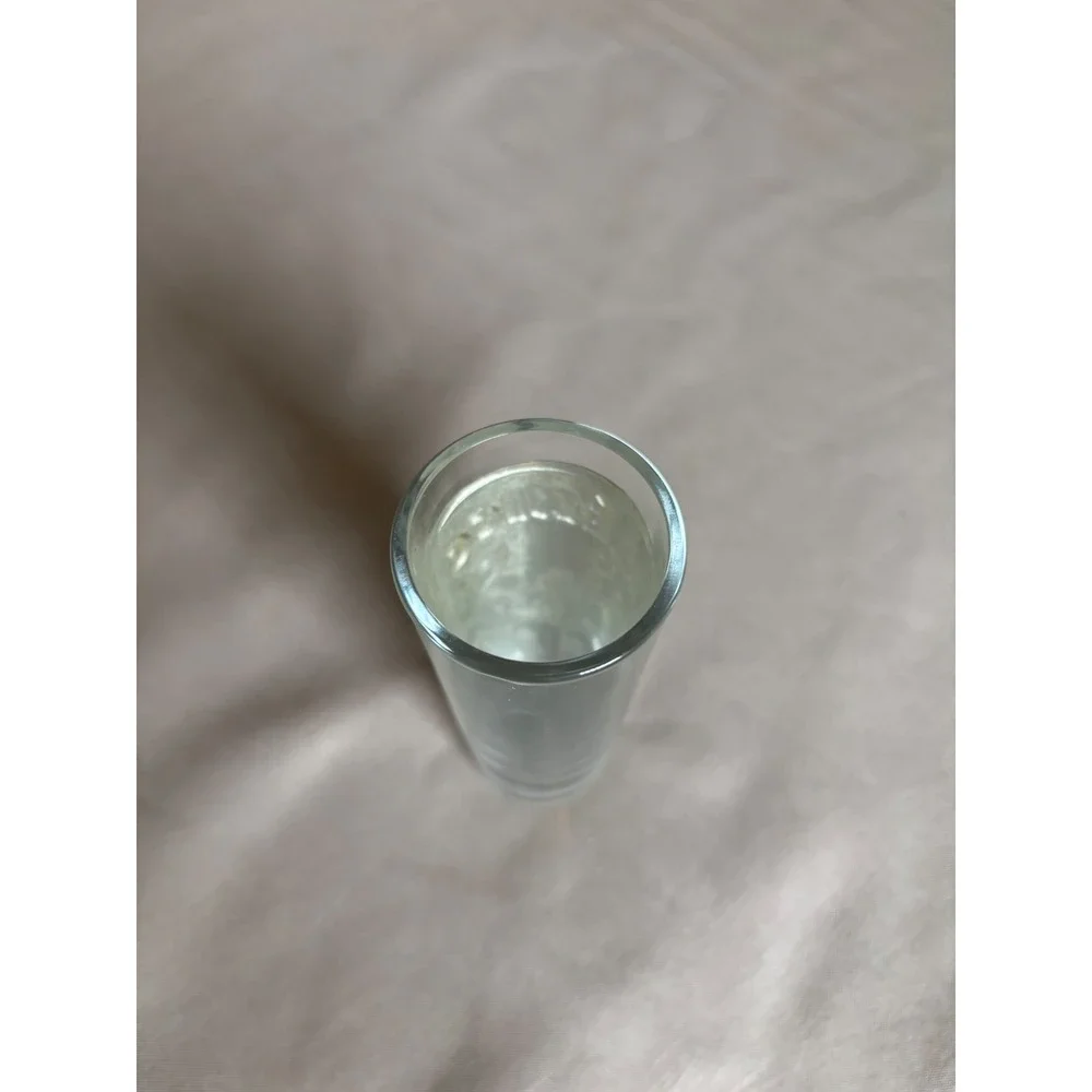 Vintage Mexico Bucerias Souvenir Shot Glass Pewter Style Metal Wrap Fish Barware
